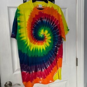 Tie dye T shirt size Large